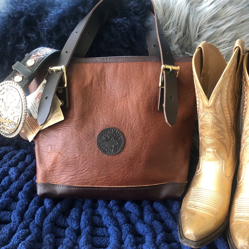 NWT Bison Leather Lakeway Tote from Duluth Pack